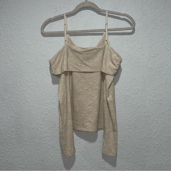 Jonathan Simkhai Womens Piper Off The Shoulder Ribbed Pullover Top XS - Picture 9 of 10